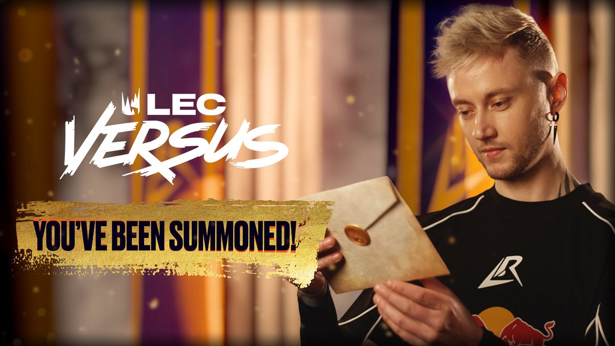 You've been summoned 📨 #LEC Versus kicks off on January 17 at 17:00 CET!