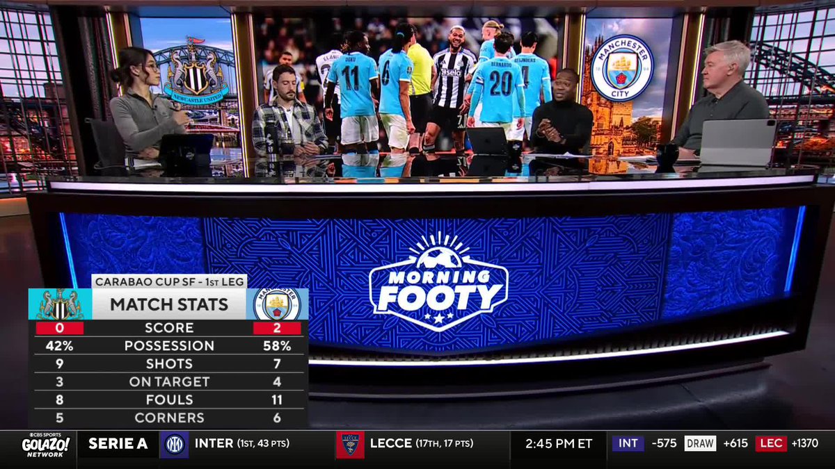 Will Antoine Semenyo start in the Manchester Derby? 🤔 Nico Cantor, Michael Lahoud and Geoff Shreeves break down his chances for Man City 👇