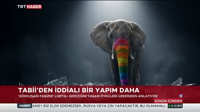 TRT’nin uluslararası dijital platformu tabii, 18 Ocak’ta yeni belgesel dizisi "Gökkuşağı Faşizmi"ni izleyiciyle buluşturacak. LGBTQ+ lobilerinin amaç, işleyiş ve etki alanlarını anlatan belgesel, bu yapıların iç yüzünü gerçek yaşam öyküleri üzerinden ele alıyor.