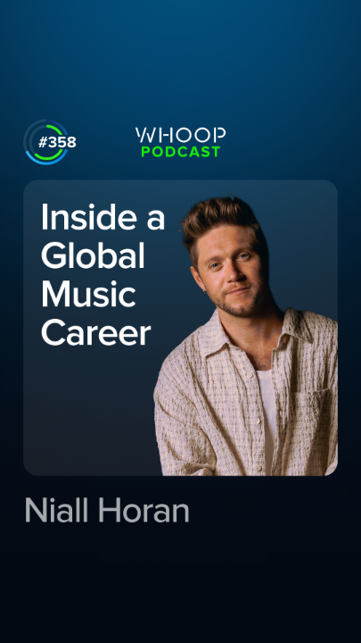 “If fans saw what really happens in the studio, they wouldn’t believe it.” Niall Horan joins the WHOOP Podcast to pull back the curtain on his creative process — from dreaming up lyrics to performing on the global stage. He talks about staying performance-ready, sharing how his routines help him maintain energy, creativity, and gratitude night after night. Listen now on Apple, Spotify, and YouTube.