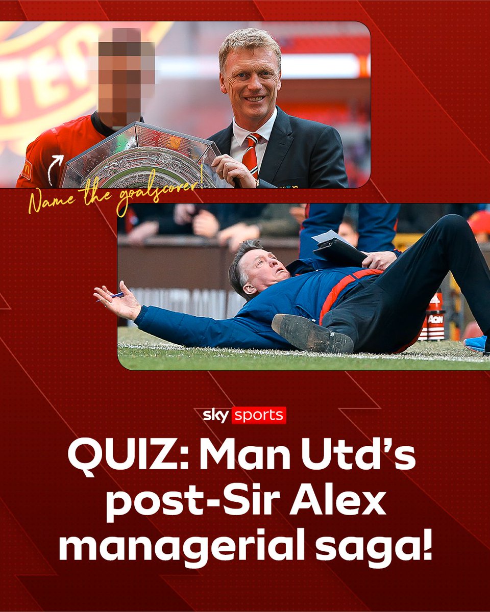QUIZ TIME ⌚ How many of these 10 post-Sir Alex Ferguson Manchester United managerial questions can you get right? 💭