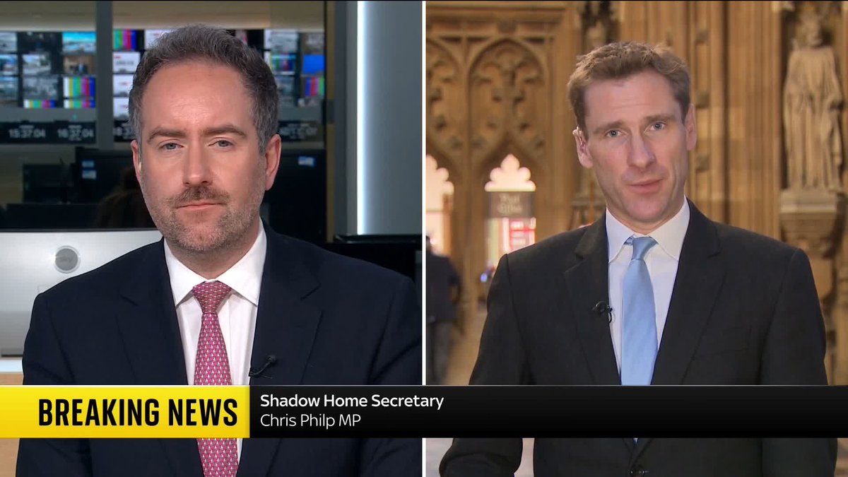 'What happened is absolutely disgraceful.' Shadow home secretary Chris Philp says the chief constable of West Midlands Police should either resign or be sacked over the decision to ban Maccabi Tel Aviv fans from attending a game in the UK. Read more ➡️