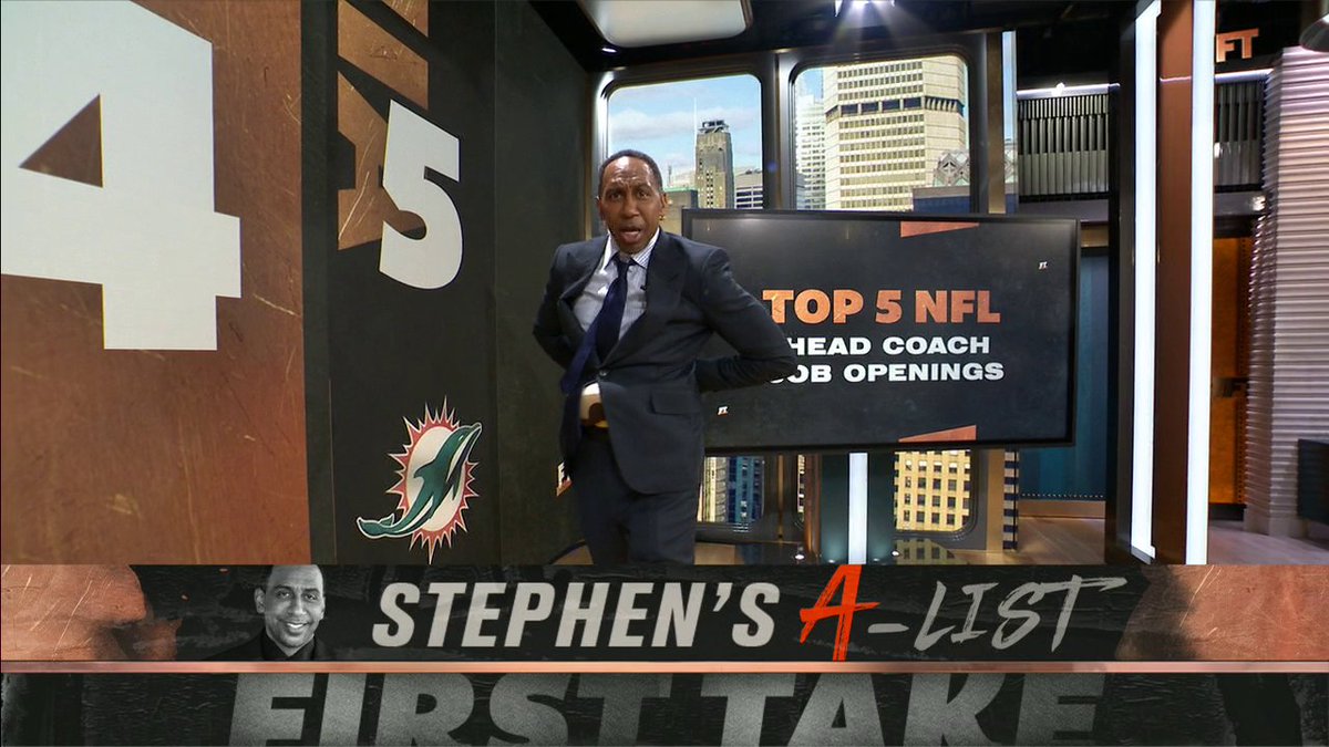 Buckle up 😅 Stephen A Smith gave his best Chris Mad Dog Russo impression during his top NFL coaching destinations A-List 😭