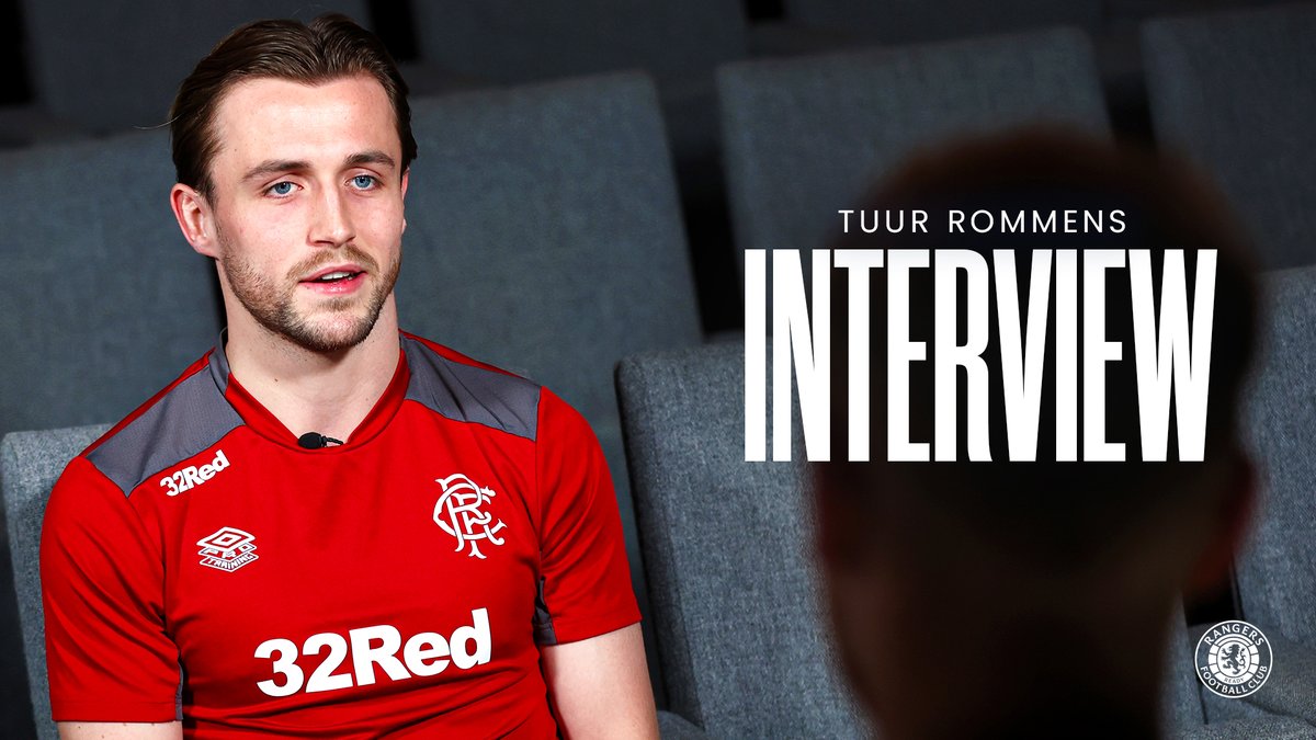 🎙️ Tuur Rommens sat down with RangersTV for the first time after signing for the club.
