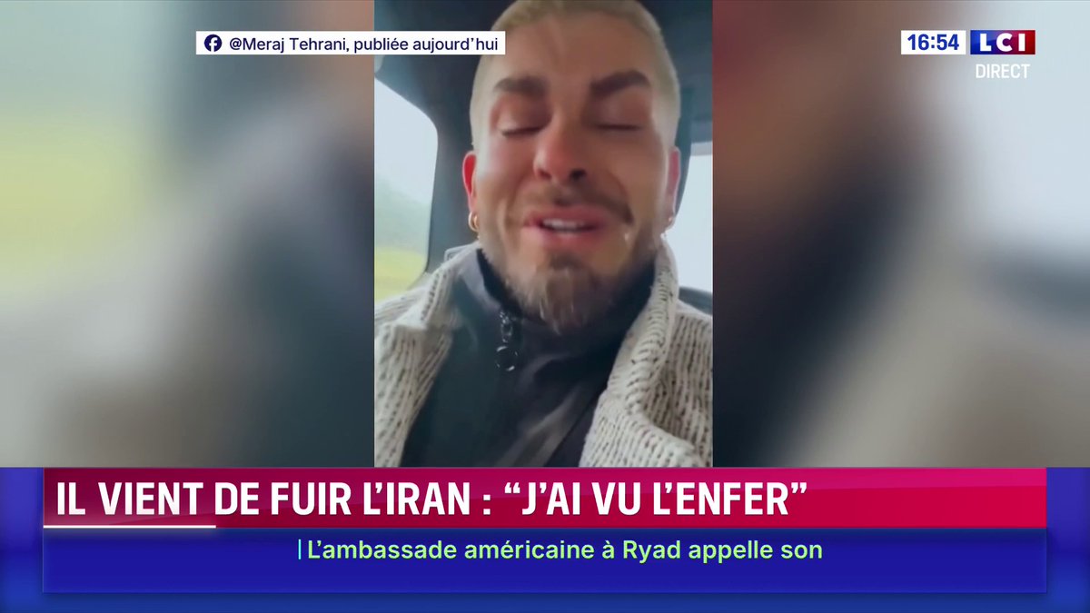 🔴 Iran : Un jeune Iranien qui a fui son pays a publié sur son Facebook un témoignage prenant de la situation. Alors qu'il vient de franchir la frontière turque, il décrit l'horreur de la situation. "Ils tuent tout le monde. Ils tuent des enfants dans la rue"