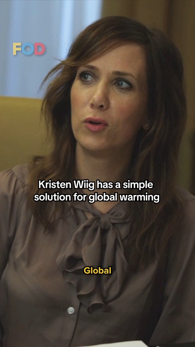 Kristen Wiig knows how to end global warming