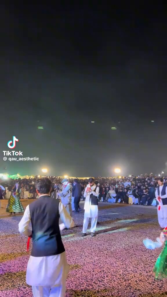 Girls and boys doing #Attan together at #QAU. Gen Z is pushing the envelope in every society. #PashtunStudentCouncil