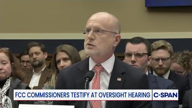 .Rep. Darren Soto: "Chairman, you've turned the FCC into Trump's attack dog to crush First Amendment rights...How do you justify using the FCC to censor news and satire of Trump's rampant corruption?" Brendan Carr: "I have an obligation to operate in the public interest."