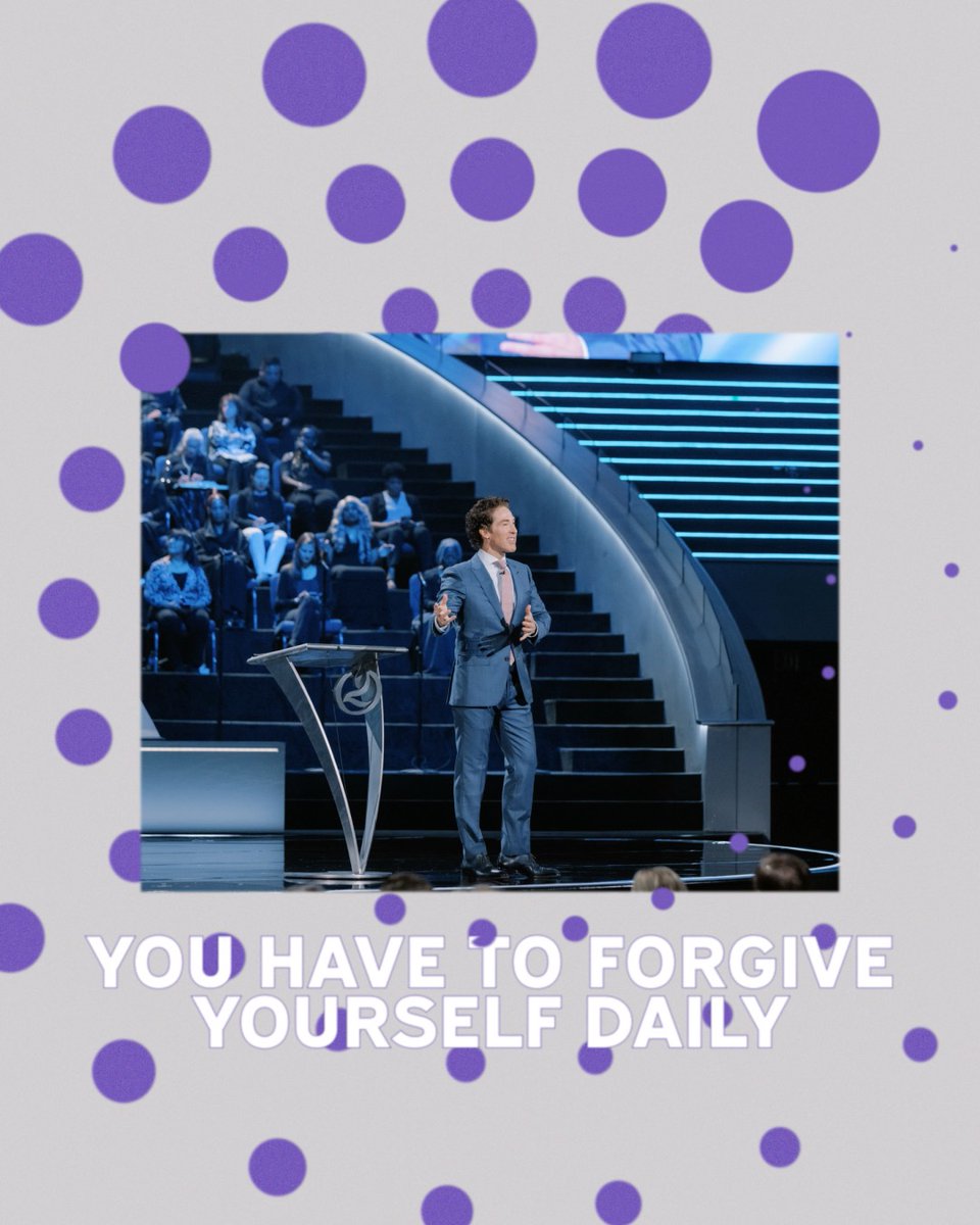Forgive people for what they said yesterday. Forgive yourself for not performing perfectly. Set your mind on faith, hope, thanking God for His favor on your life. If not, that anger is going to be there one night, then two, then a month, then a year. Be inspired by this message from Joel, "Purify Yourself".