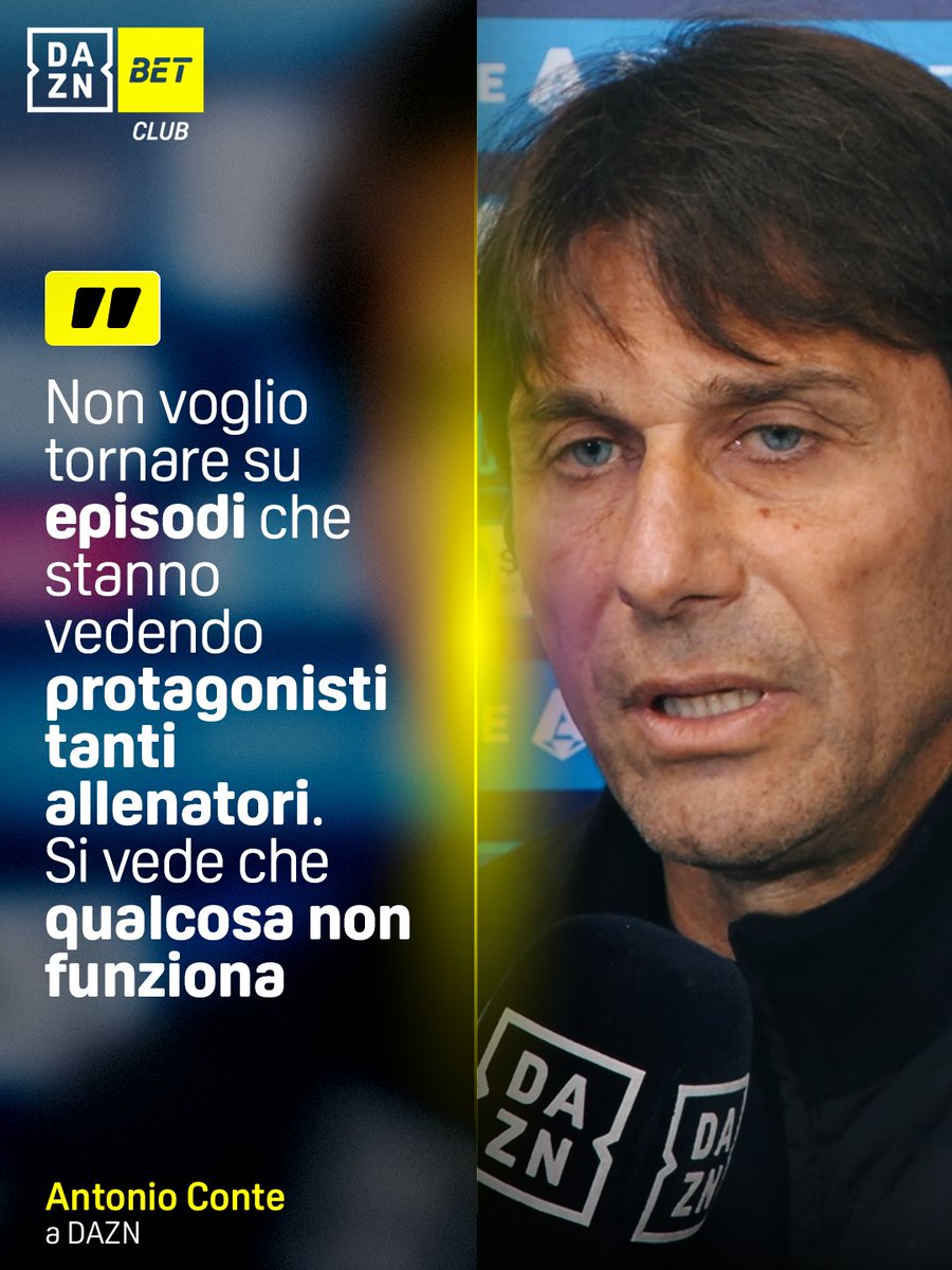 Il commento di Conte dopo l'espulsione di San Siro 🟥🗣️ Guarda #NapoliParma, LIVE ora su #DAZN 🔝