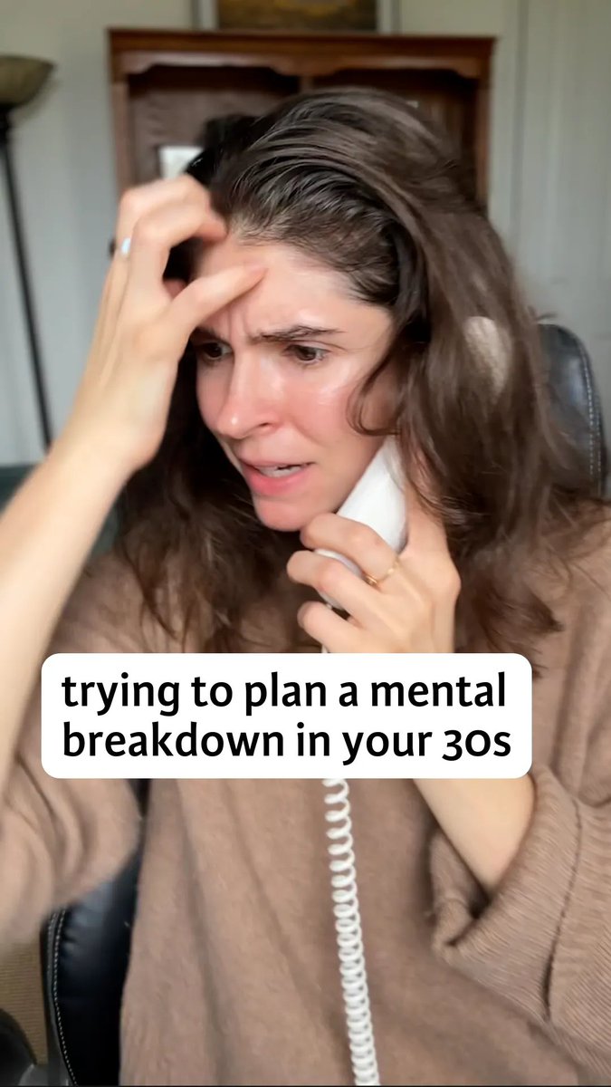 trying to schedule a mental breakdown in your 30s