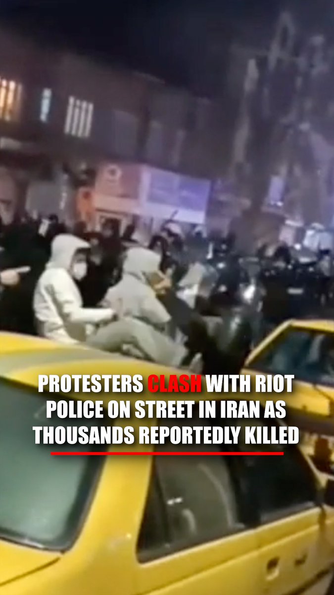 UNREST IN IRAN: Protesters clash with security forces in riot gear after weeks of anti-government unrest. Iranian state television reportedly acknowledges the Islamic Republic has lost “a lot of martyrs” as protests sweep across the country. At least 2,000 people have been killed in the demonstrations, according to an activist group. Other reports say the death toll is over 3,000, with the real number likely even higher.