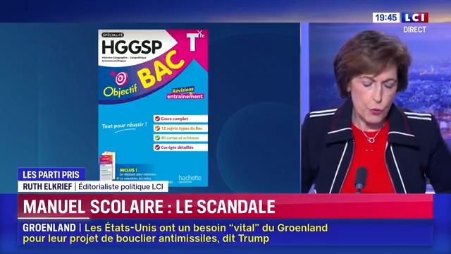📢 : « Manuel scolaire : le scandale », le parti pris #politique de Ruth Elkrief Ruth Elkrief “Depuis quelques temps, on arrive à une forme de révisionnisme sur les évènements du 7 octobre.” #24hPujadas #LCI #Hachette #école ⤵️