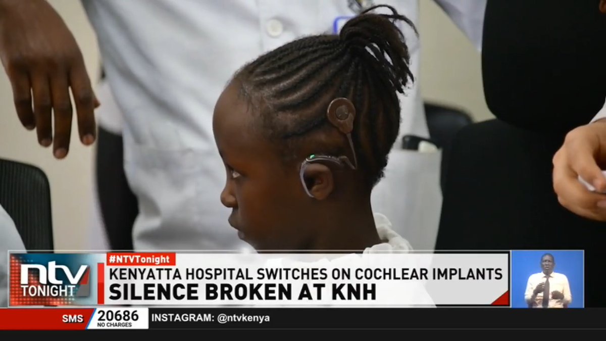 Silence Broken At KNH: Kenyatta National Hospital has marked a historic milestone after successfully switching on Cochlear implant devices for children born with profound hearing loss. Dozens of children are hearing sound for the very first time. #NTVTonight Number8, the poet