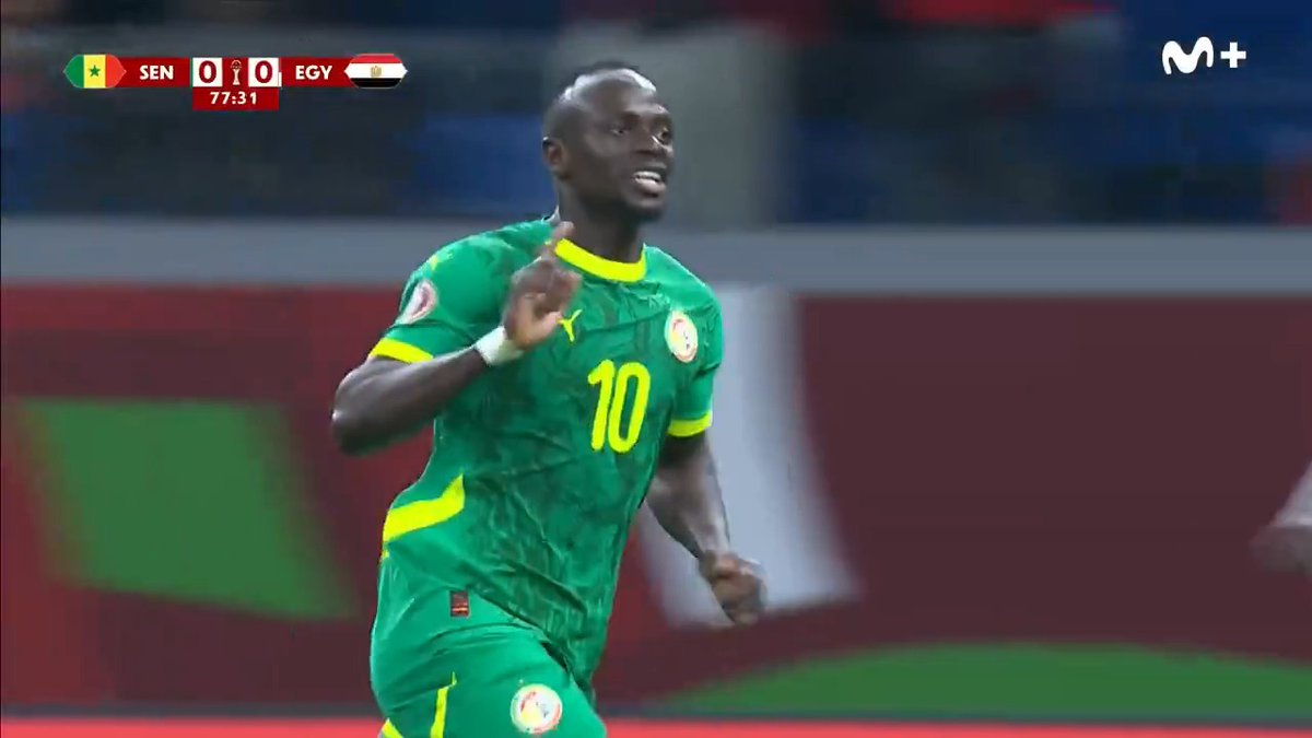 Soy Sadio Mané. Soy el héroe de Senegal. Un gol que vale un pase a la final. #LaCasaDelFútbol
