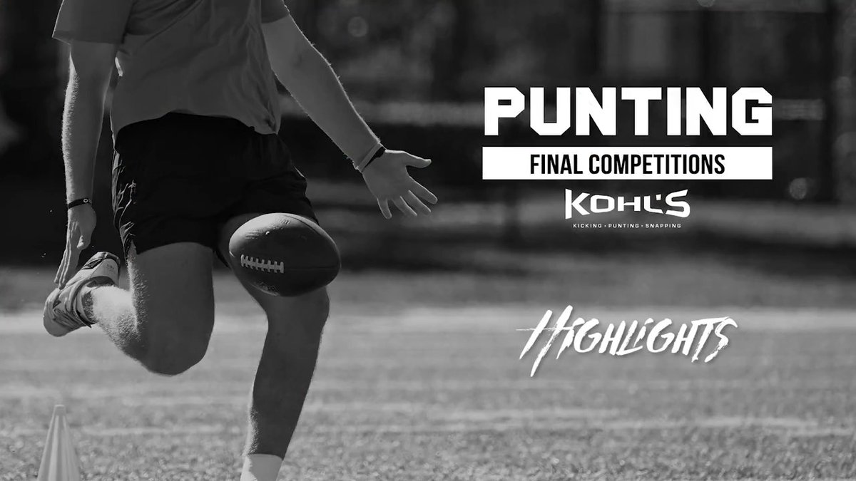 2026 Kohl's Transfer Portal &amp; Senior Showcase 🎥 Punt Highlights - Final Competitions 📍 Dallas, TX // January 11th, 2026