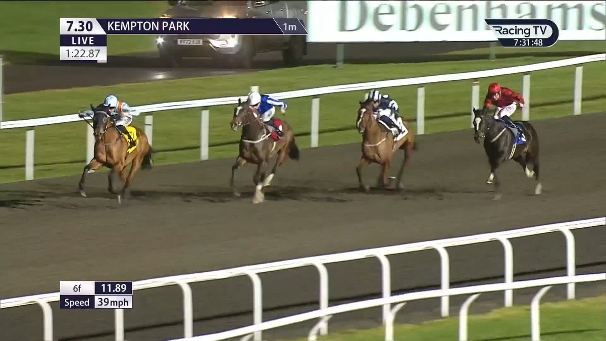 A double for Billy The Kid 🥇🥇 Utmost Good Faith, on his first start for George Boughey Racing, bolts up in the feature handicap. Unibet | Middleham Park Racing | Billy Loughnane