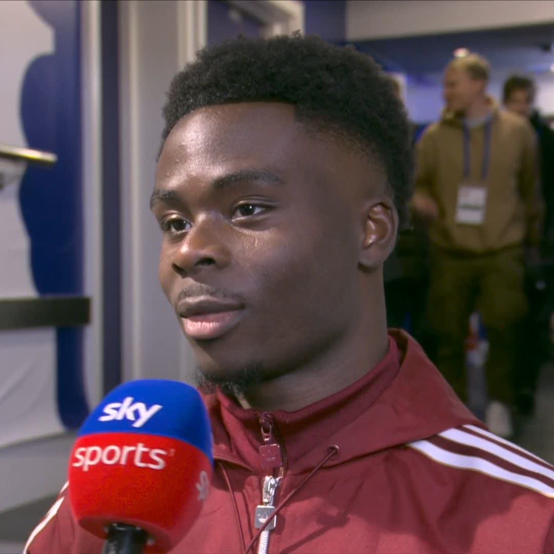 Bukayo Saka on facing Cucurella: “He’s a player I’ve played against many times now, we’ve had some great battles. Obviously, I know him well, so I’m looking forward to another battle tonight.” 😏 🎥 Sky Sports Football