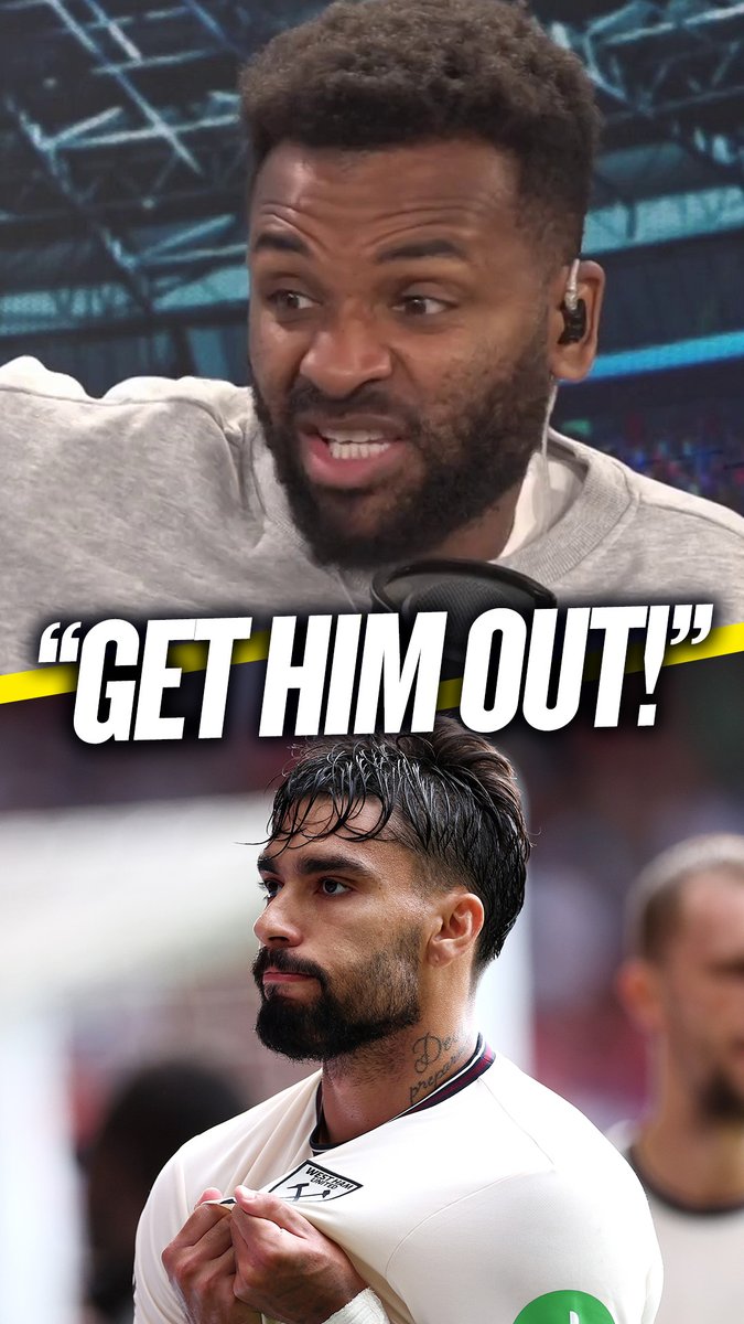 🚪 "Get him out of the club." ❌ "There's no point keeping a player who doesn't want to be there." Darren Bent urges West Ham to sell Lucas Paqueta this window ⚒️