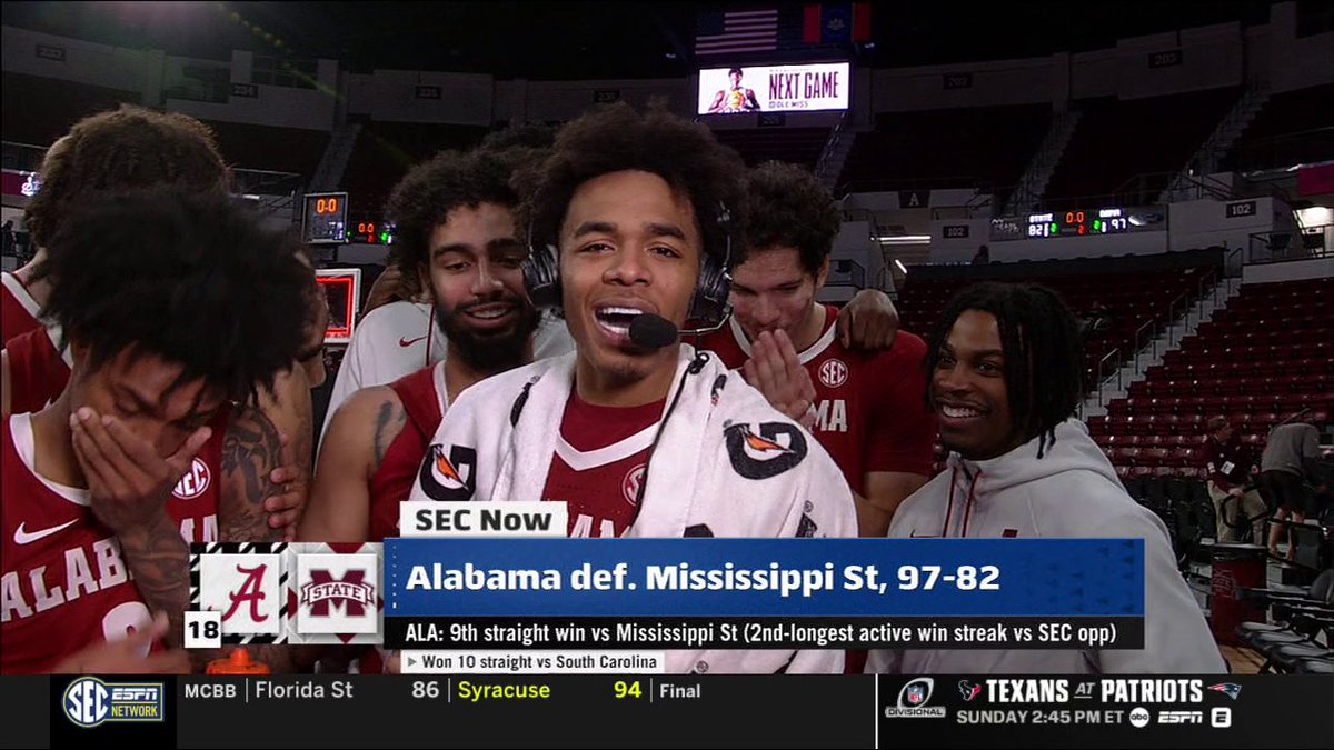 "Dude on TV said why do you wear number 95?" 😂 Houston Mallette's answer is 🔥 Alabama Men’s Basketball