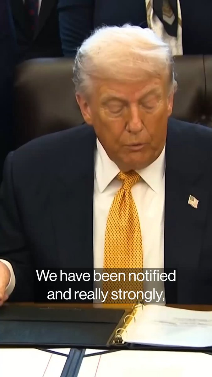 President Donald Trump said he had been assured that Iran would stop killing protesters, in an indication he could hold off on a threatened military response to the repression of widespread demonstrations in the nation