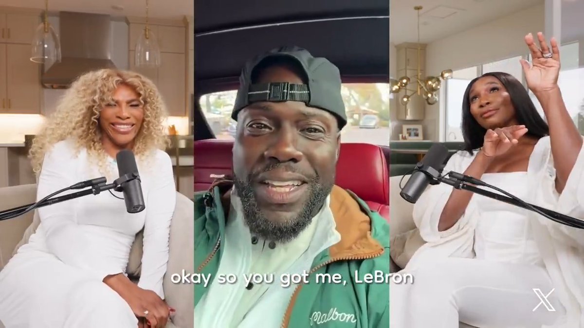 LeBron. Kobe. Michael…and @kevinhart4real??? We’ll allow it 😂 Serena Williams