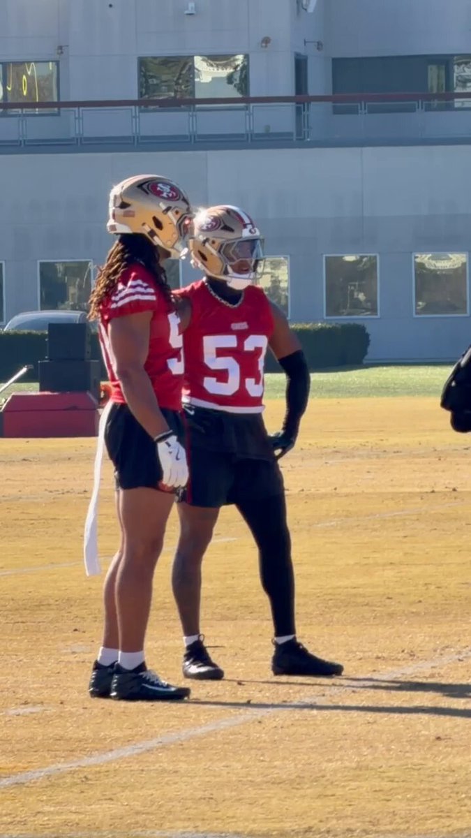 Um, what broken ankle? Fred Warner, Dee Winters, Ricky Pearsall, Trent Williams among those on hand for 49ers’ lively Wednesday practice…