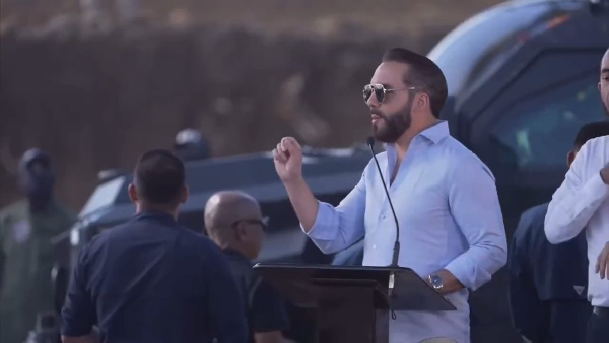Bukele: “La única forma de resolver el tema de la inseguridad es con la fuerza”.