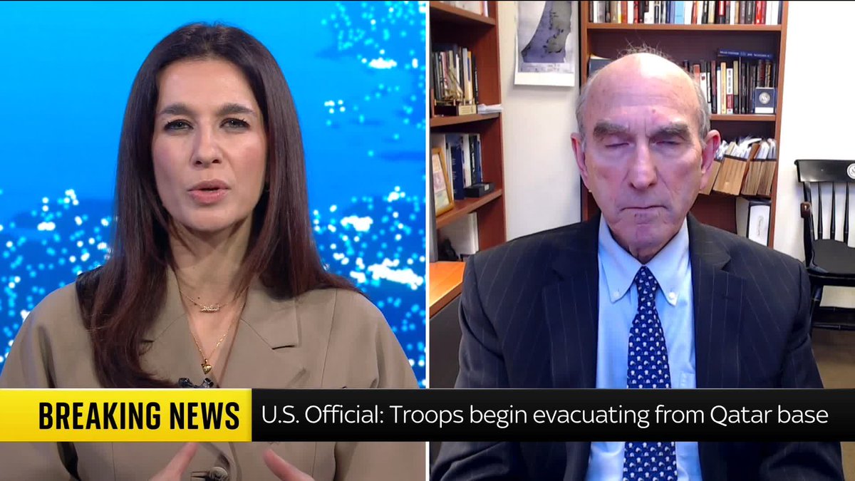 Elliott Abrams, former US special representative for Iran, talks to Yalda Hakim about what action America could take in Iran. He says Donald Trump will find it "very difficult" to do nothing, given the number of people who have been killed. Live ➡️