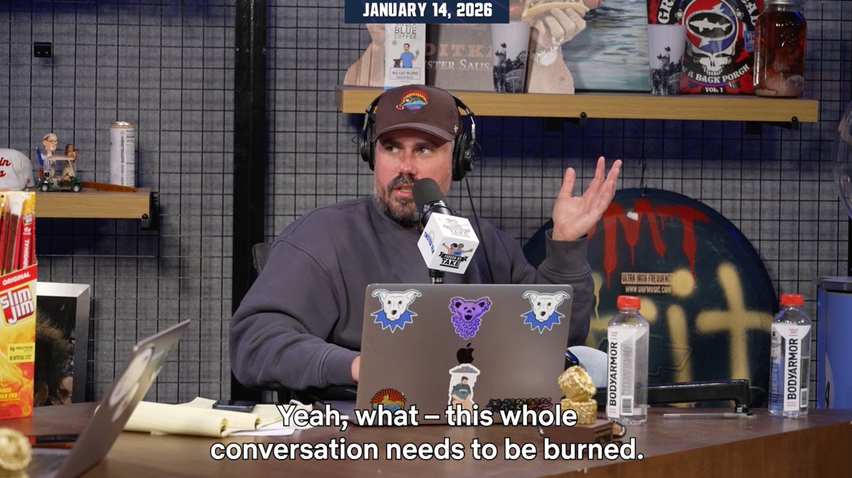“I want volunteers, not hostages.” “Cut off our eyelids so we don’t blink.” “The catching of the ball needs to be a non-discussion when we talk about those that do it for a living at this level.” These Mike Tomlin-isms 😂 🎥 Pardon My Take video podcasts are now on @Netflix