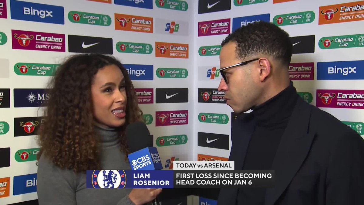 "I love the energy of my team, we kept going until the end." Anita Nneka Jones caught up with Liam Rosenior after his first game at Stamford Bridge 👇