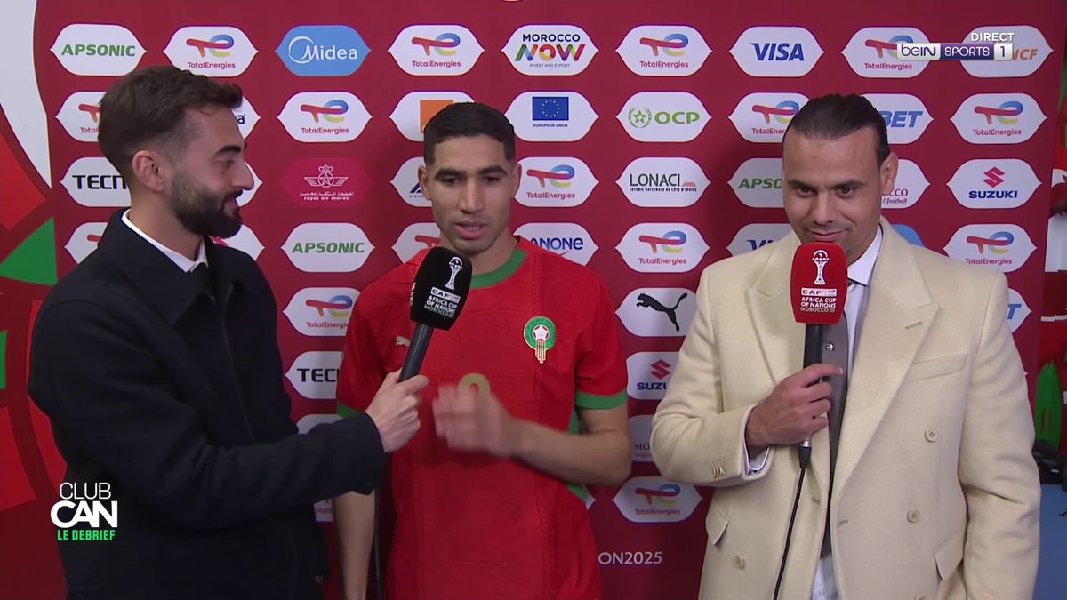 [📺LIVE] 🏆🌍 #CAN2025 🇲🇦 Achraf Hakimi : "Il n'y a pas de mot, on est rentré dans l'histoire." 🤩 Le Maroc tient sa finale !