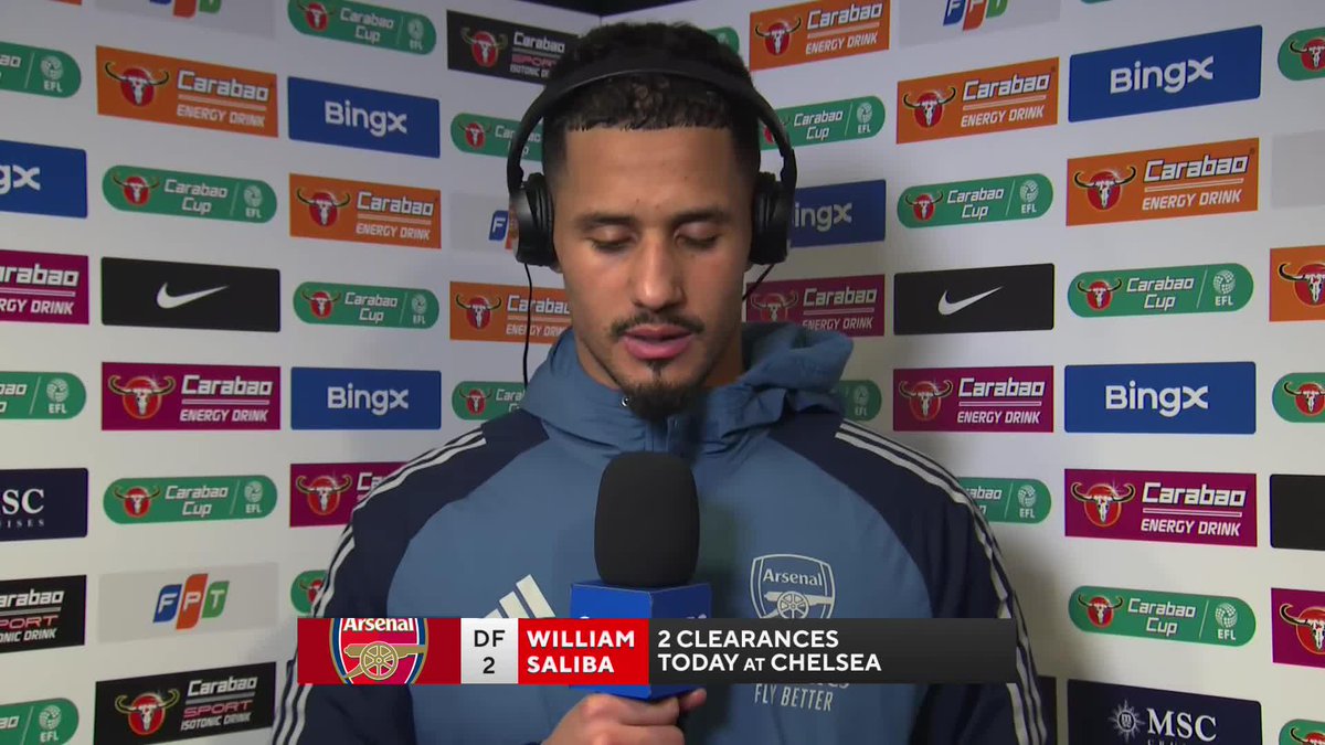 William Saliba: "I'm tired to finish the season without nothing in my pockets. We'll give everything on the pitch to win every title." [CBS]