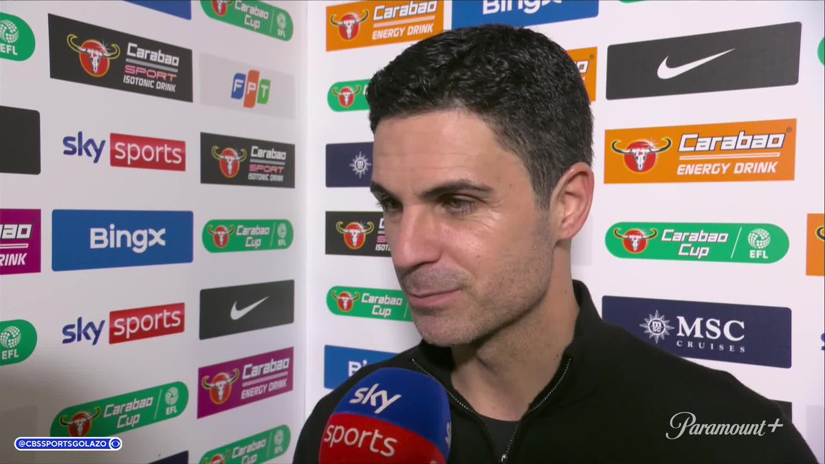 "I love him, because he can do anything." Mikel Arteta is full of praise for Martín Zubimendi and reflects on his sides performance vs. Chelsea 👏