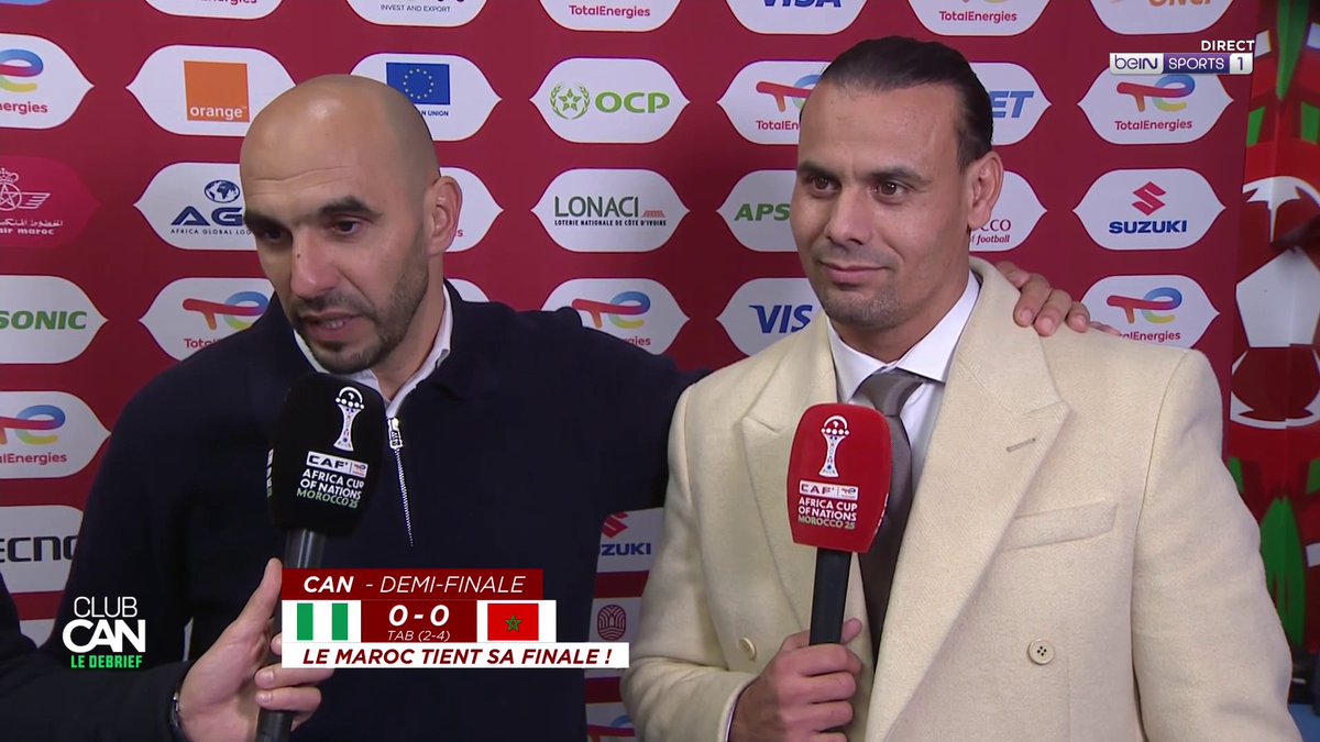 [📺LIVE] 🏆🌍 #CAN2025 🇲🇦 Walid Regragui : "Ce public mérite de revoir une finale de CAN." 👀 Le Maroc écarte le Nigeria et file en finale.