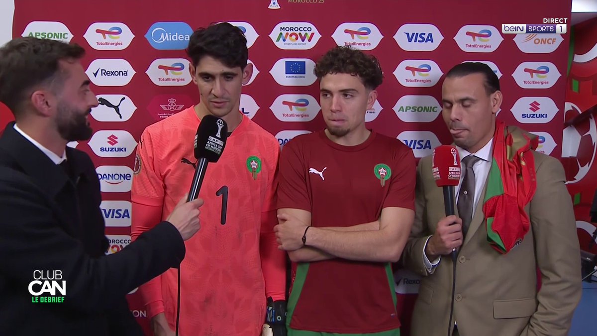 [📺LIVE] 🏆🌍 #CAN2025 🎙️ Yassine Bounou et Neil El Aynaoui sont à notre micro ! 🤩 Les Marocains profitent de cette qualification en finale de la CAN 2025 !