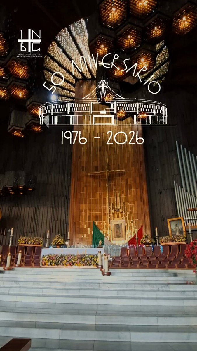 Sabías qué este año la Nueva Basílica de Guadalupe cumple 50 años. Ven y conoce más sobre ella.