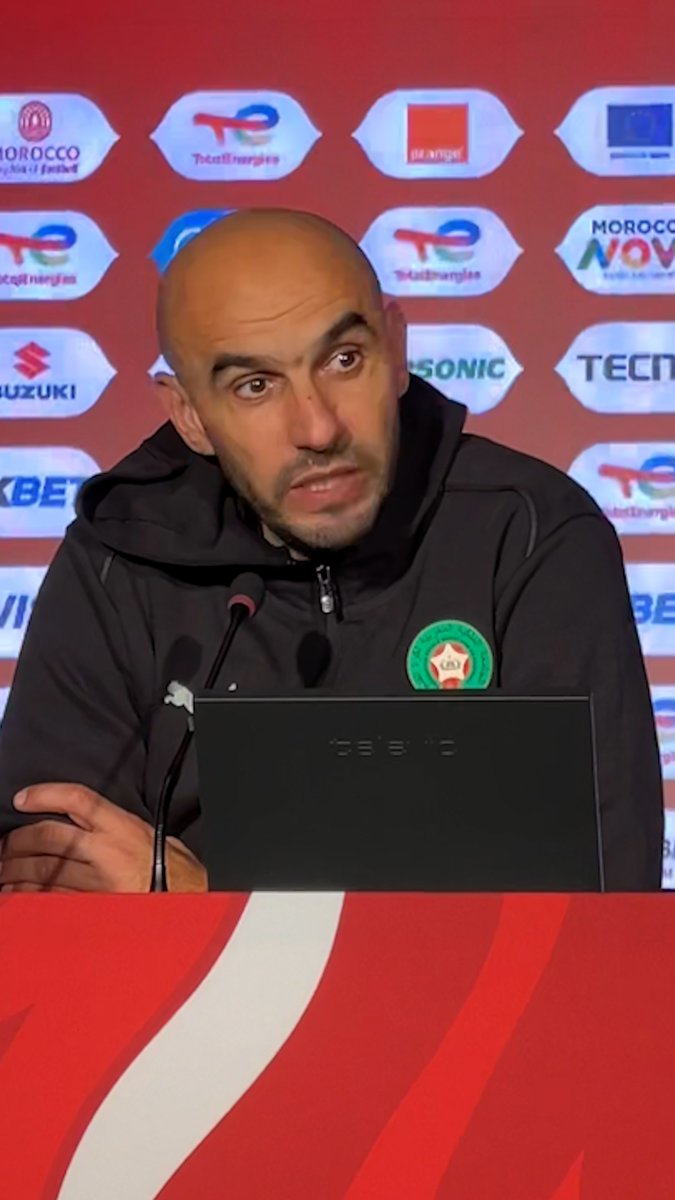 🇲🇦💬 Walid Regragui :« Je dédie cette victoire à Sa Majesté le Roi Mohammed VI, que Dieu le guérisse, pour sa vision et ses encouragements. Après le match face au Mali 🇲🇱, Sa Majesté nous a adressé un message très touchant, qui a beaucoup aidé les joueurs et renforcé leur mental. »