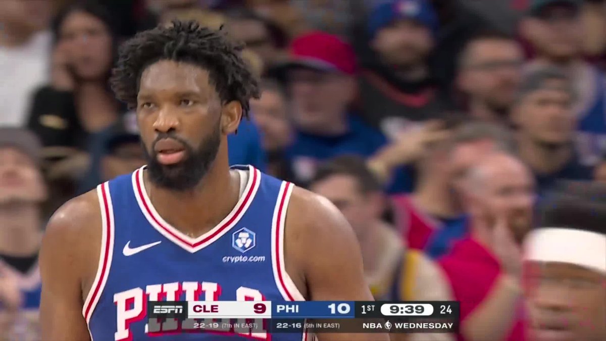 Joel Embiid hits the three to reach 13,000 career points 🎯 Watch Cavs-76ers now on ESPN and the ESPN App 🍿