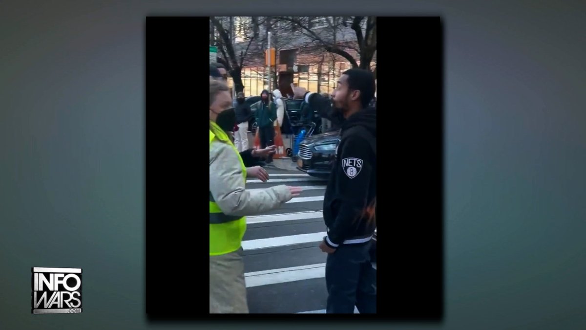 VIDEO: Leftist Protestors Obstructing Traffic Face Off Against Man Who Gets Out Of His Car & Pushes Them Out Of The Way, So He Can Pick Up His Daughter From School Mike Lindell & Alex Jones Respond