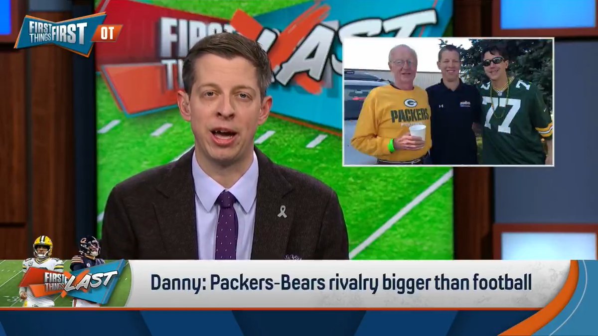 These 2 minutes from Danny Parkins about sports, grief, his brother, father & nephew, and what Bears-Packers represented for him & what sports can mean for us all are absolutely worth your time. Poignant & beautifully done.