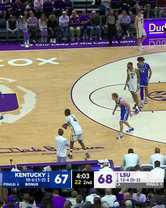 FAST BREAK SLAM FOR THE FIRST LEAD OF THE GAME 📺 - SEC Network