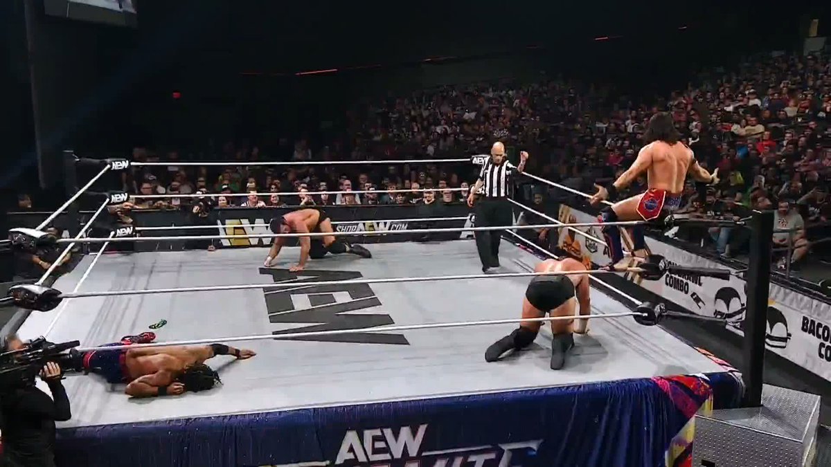 NAHHHHH THIS WAS FUCKING CRAZY FROM JAKE DOYLE #AEW #AEWDynamite