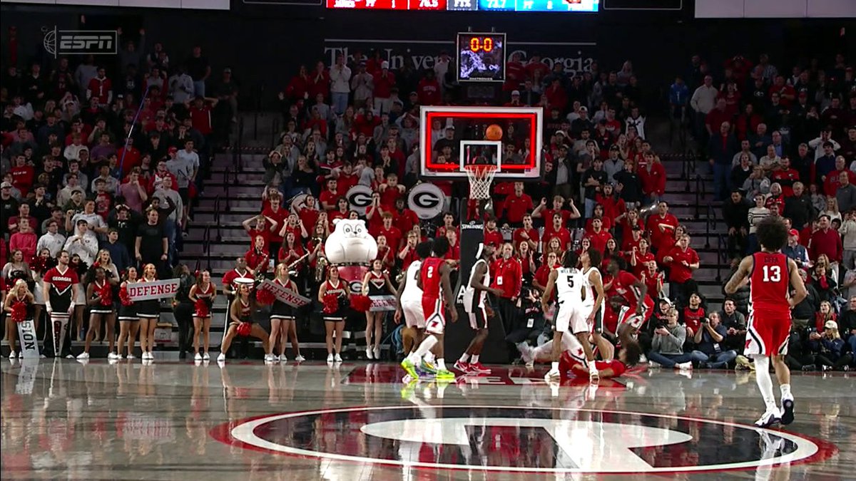 OLE MISS HITS THE TIP-IN GAME-WINNER AT THE BUZZER OVER NO. 21 GEORGIA IN OT 🤯 Ole Miss Men’s Basketball