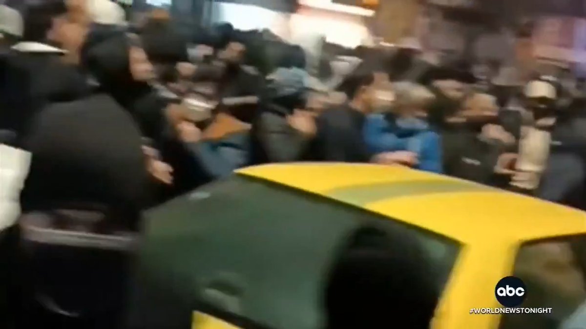 U.S. forces are on alert to evacuate Al-Udeid Air Base in Qatar, and Iran has closed its airspace amid soaring tensions. President Trump says Iran has halted protester killings amid mounting pressure. Ian Pannell reports.