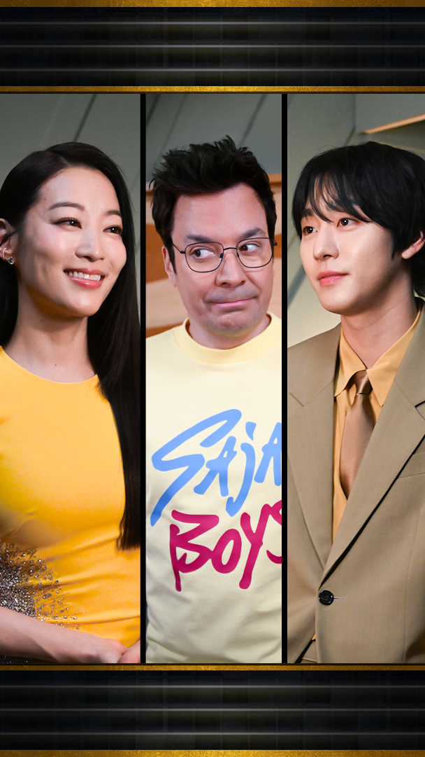 Jimmy is Team Rujinu! Arden Cho #AhnHyoseop #KPopDemonHuntersOnFallon #FallonTonight