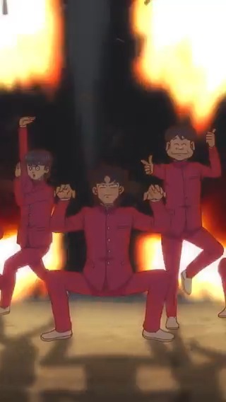 ／ 第1話切り抜き動画公開！✂ ＼ 奇面組5人による自己紹介 その② 「われわれ5人、泣く子も笑ってほしい！ 『3年奇面組』!!」 #1「奇面組登場！」 各配信プラットフォームにて配信中📱 🔗 #ハイスクール奇面組