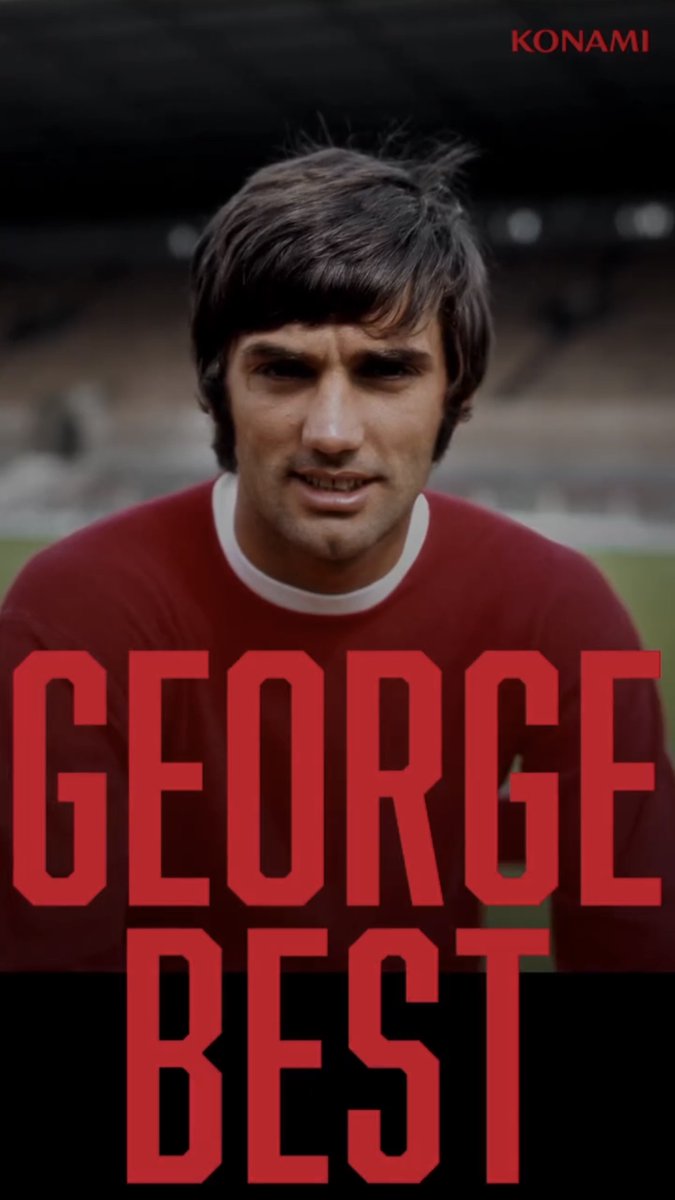 George Best, makes his #eFootball debut ! 🔴🔱
