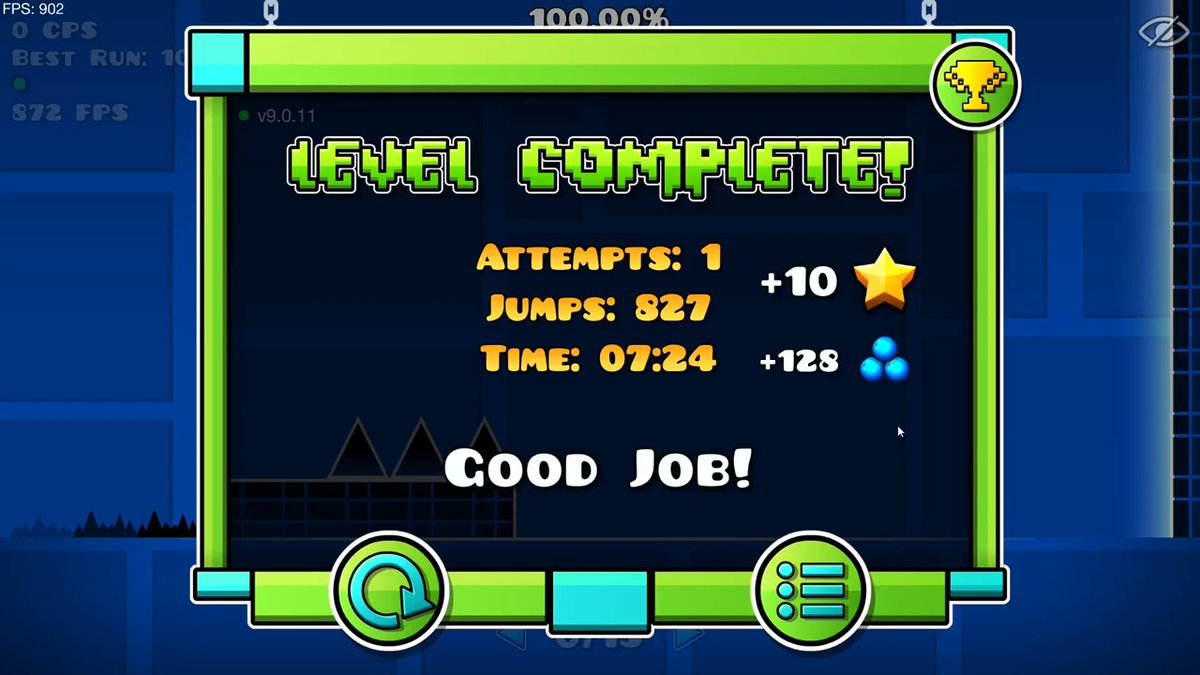 Argentine player Samot has beaten 'Every End' after 18,414 attempts and nearly 64 hours of playtime, making it the new hardest demon beaten in Argentina! 🇦🇷