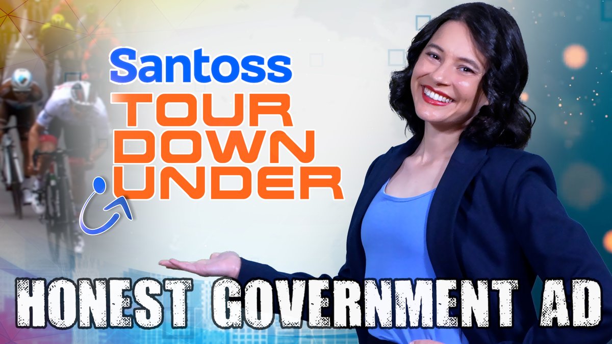 Santoss has made an ad for the 2026 Tour Down Under, and it's surprisingly honest and informative. 🚴♀️🚴♂️🚴 #Santos #TourDownUnder #auspol 👉We're on Patreon: